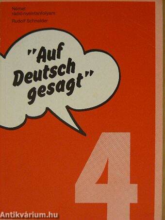 "Auf Deutsch gesagt" 4.