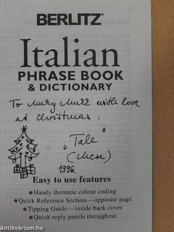 Berlitz Italian Phrase Book & Dictionary