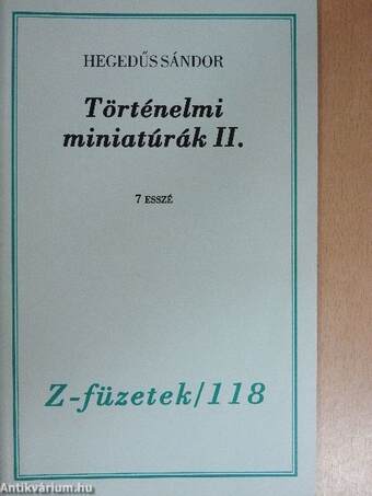 Történelmi miniatúrák II.