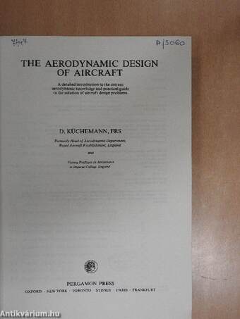 The Aerodynamic Design of Aircraft