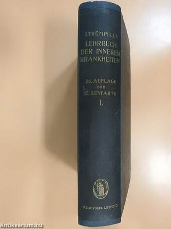 Lehrbuch der Speziellen Pathologie und Therapie der inneren Krankheiten I. (töredék)