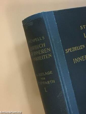 Lehrbuch der Speziellen Pathologie und Therapie der inneren Krankheiten I. (töredék)