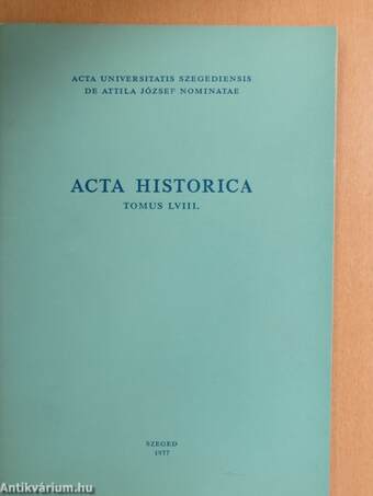 Acta Historica Tomus LVIII.