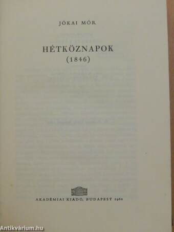 Hétköznapok