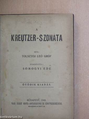 A Kreutzer-szonáta