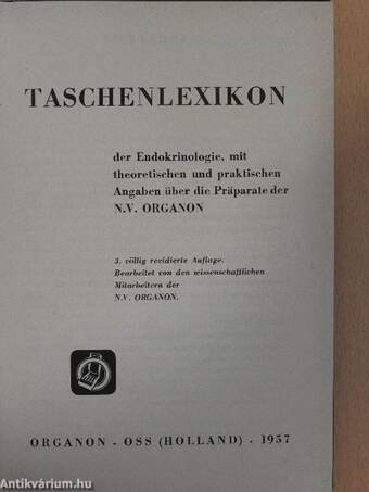 Taschenlexikon der Endokrinologie