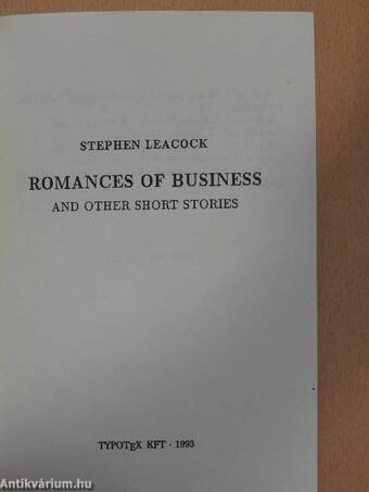 Romances of Business and Other Short Stories