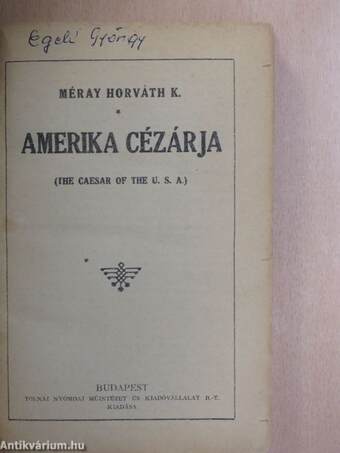 Amerika cézárja