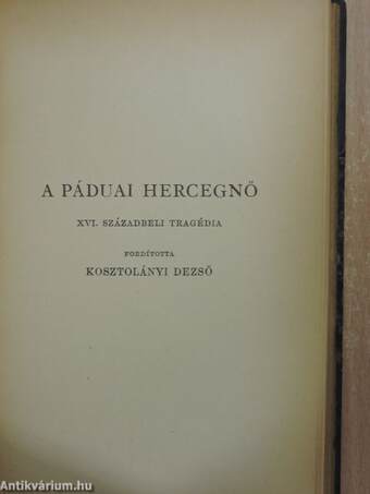 Salome/A páduai hercegnő/Flórenci tragédia