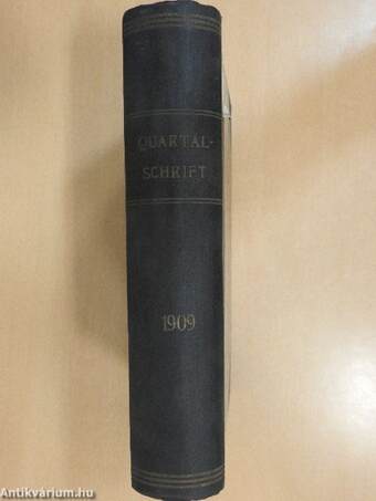 Theologisch-praktische Quartal-Schrift 1909/1-4. (gótbetűs)