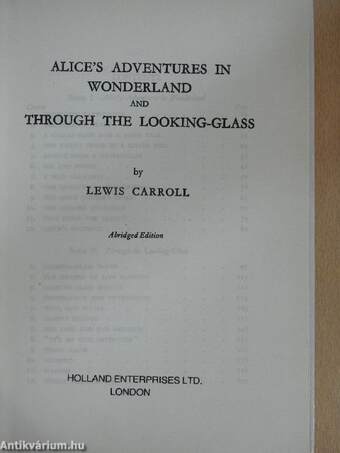 Alice's Adventures in Wonderland and Through the Looking-Glass