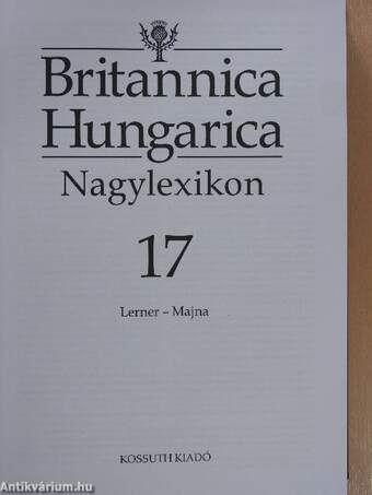 Britannica Hungarica Nagylexikon 17.