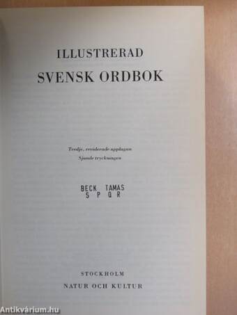 Illustrerad Svensk Ordbok