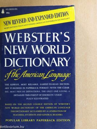 Webster's New World Dictionary of the American Language