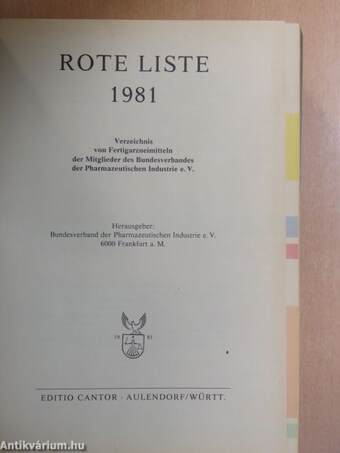 Rote Liste 1981