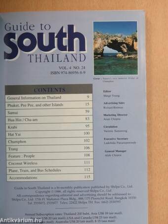 Guide to South Thailand Vol. 4 No. 24. 