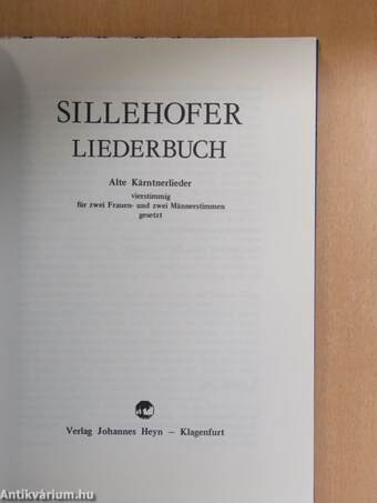 Sillehofer Liederbuch