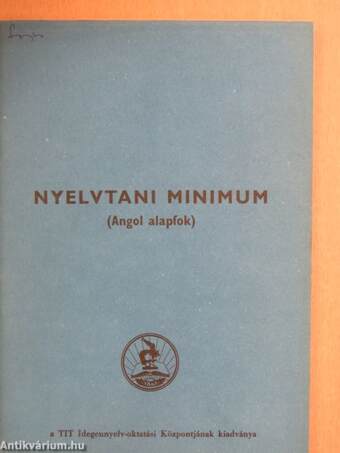 Nyelvtani minimum