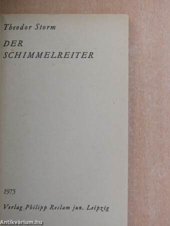 Der Schimmelreiter