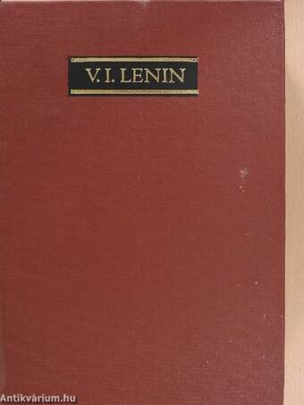 V. I. Lenin összes művei 37.