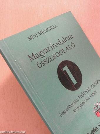 Magyar irodalom összefoglaló 1.