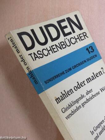 Duden mahlen oder malen?