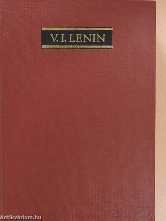 V. I. Lenin összes művei 34.