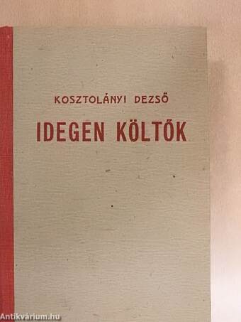 Idegen költők