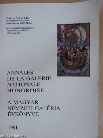 A Magyar Nemzeti Galéria Évkönyve 1991