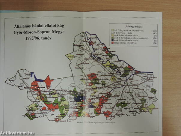 1000. évi pillanatfelvétel Győr-Moson-Sopron megye általános iskoláiról