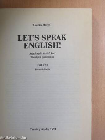 Let's Speak English! II.