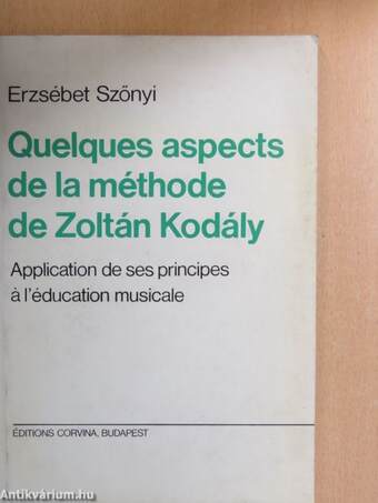 Quelques aspects de la méthode de Zoltán Kodály