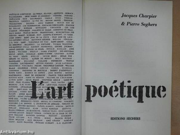 L'art Poétique