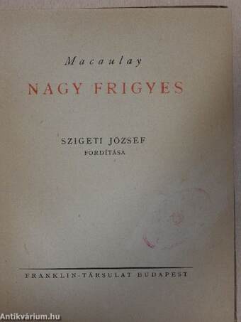 Nagy Frigyes