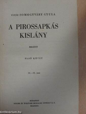 A pirossapkás kislány I-II.