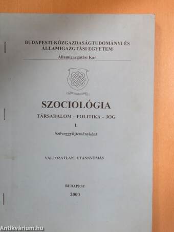 Szociológia I.