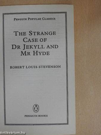 The Strange Case of Dr Jekyll and Mr Hyde