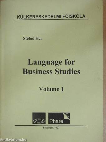 Language for Business Studies 1.