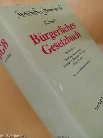 Palandt Bürgerliches Gesetzbuch