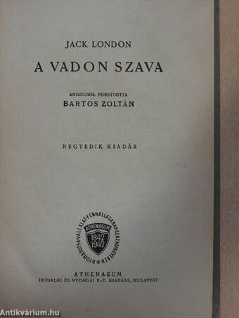 A vadon szava