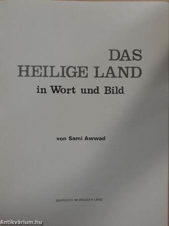 Das Heilige Land in Wort und Bild