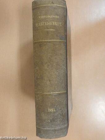 Theologisch-praktische Quartal-Schrift 1883/1-4. (gótbetűs)