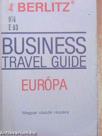 Business Travel Guide - Európa