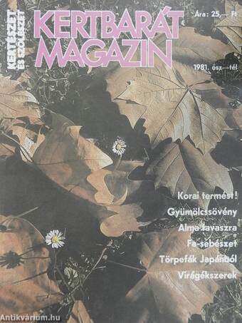 Kertbarát Magazin 1981. ősz-tél