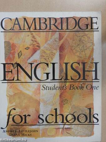 Cambridge English for Schools - Student's Book One