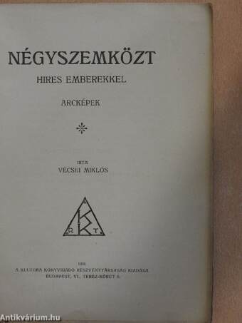 Négyszemközt hires emberekkel