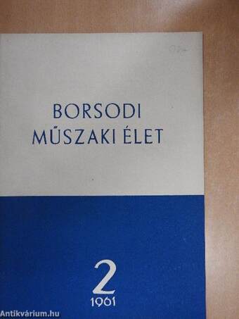 Borsodi műszaki élet 1961. április-június