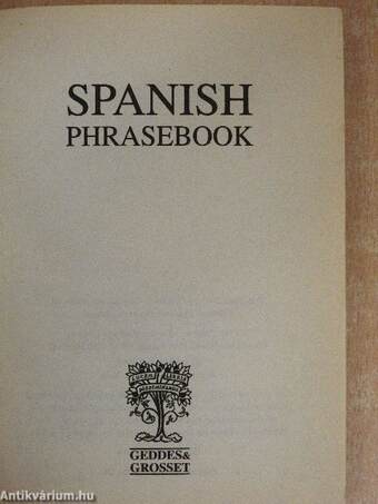 Spanish phrasebook