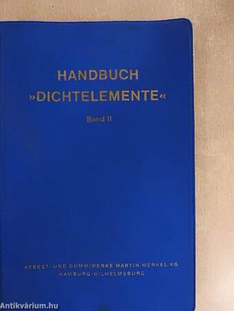 Handbuch »Dichtelemente« II