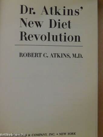 Dr. Atkins' New Diet Revolution